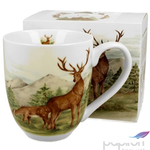 Bögre porcelán 1000ml dobozban, Deer