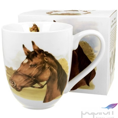 Bögre porcelán 1000ml dobozban, Horse Portrait