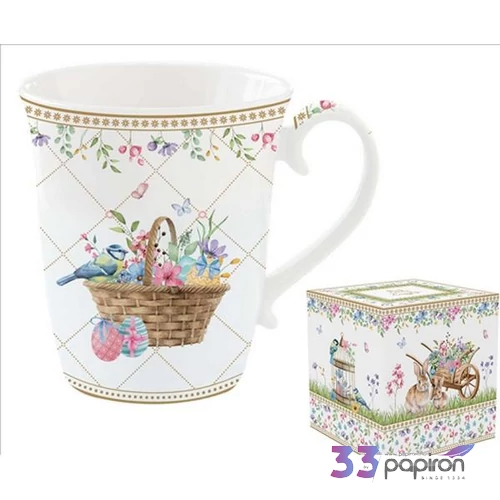 Bögre porcelán 2,75dl Sping Bloom dobozban