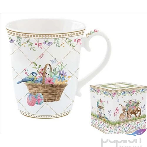 Bögre Porcelán 2,75dl Sping Bloom dobozban