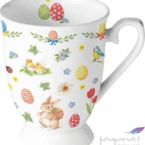 Bögre porcelán 2,5dl Easter Collage porcelánbögre