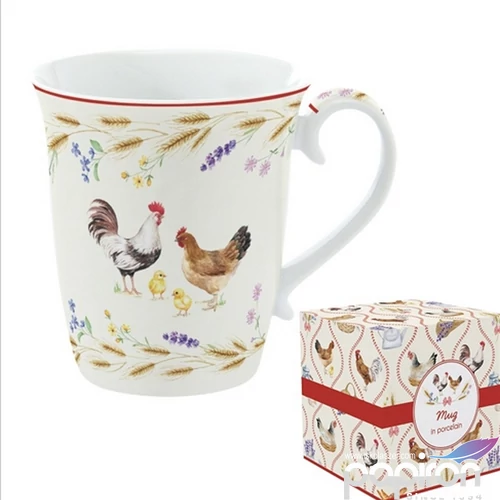Bögre Porcelán 2,7dl Country Life