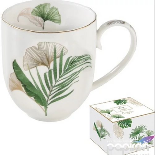 Bögre Porcelán 3dl Exotique dobozban