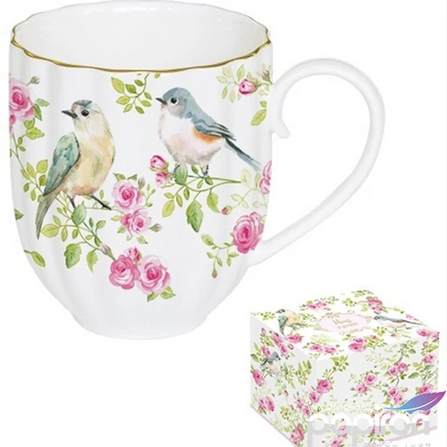 Bögre Porcelán 3dl Spring Time dobozban