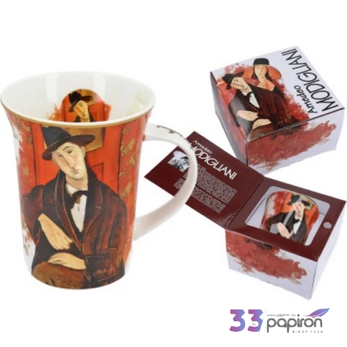 Bögre porcelán 350ml Amedeo Modigliani:Mario Varvogli