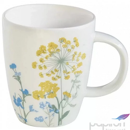 Bögre Porcelán 3,5dl Mille Fleurs Yellow dobozban