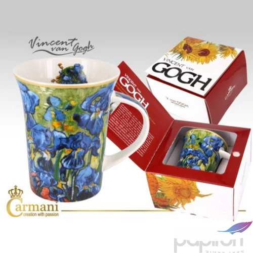 Bögre porcelán 350ml dobozban  Van Gogh: Íriszek