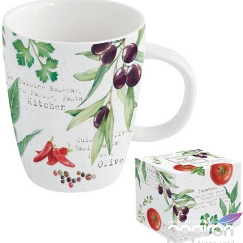 Bögre Porcelán 3,5dl Home
