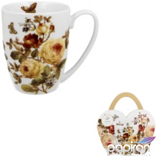 Bögre porcelán 350ml díszcsomagolásban, Zahra
