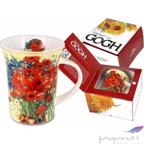 Bögre porcelán 350ml Van Gogh: Pipacsok és százszorszépek