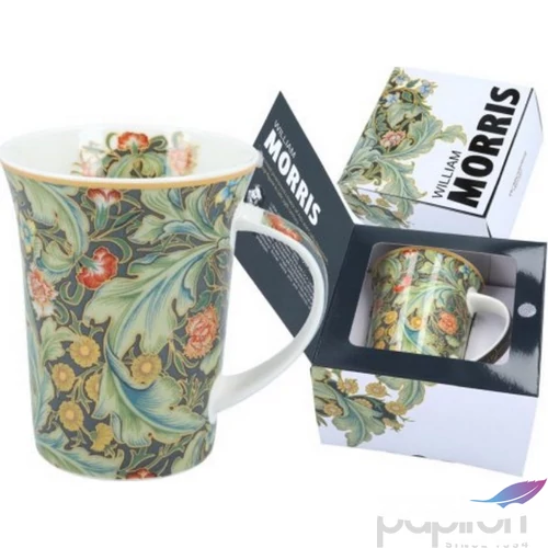Bögre porcelán 350ml William Morris, dobozban