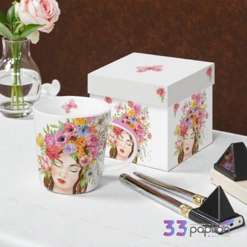 Bögre porcelán 3,5dl dobozban,Dreaming