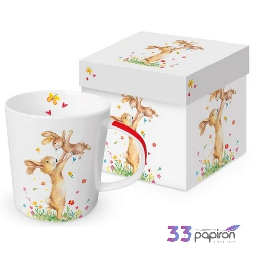 Bögre porcelán 3,5dl dobozban,Hey Easter