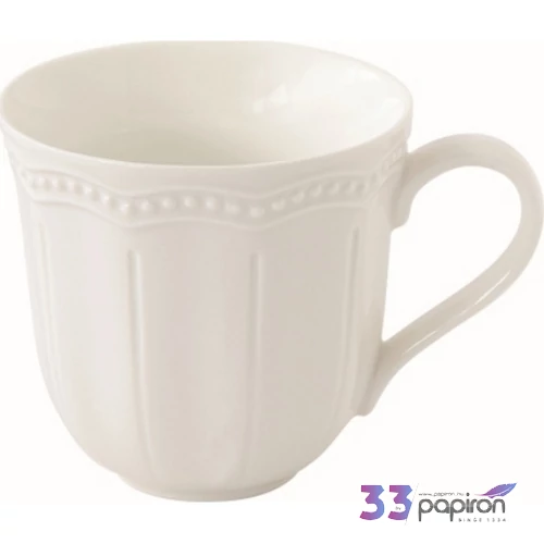 Bögre porcelán 3,5dl Elite white dobozban