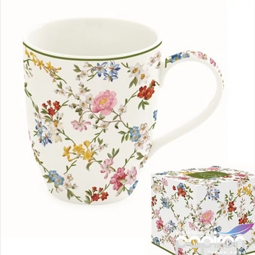 Bögre Porcelán 3,5dl Garden Dreams dobozban
