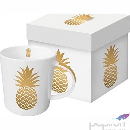 Bögre Porcelán 3,5dl Godl en Pineapple dobozban