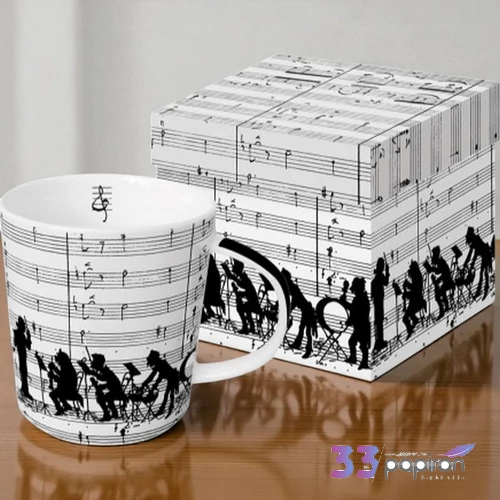 Bögre porcelán 3,5dl Orchestra dobozban