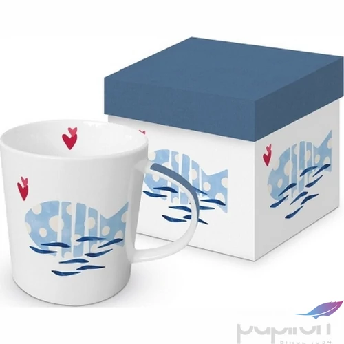 Bögre Porcelán 3,5dl Poisson Fish Pesce dobozban
