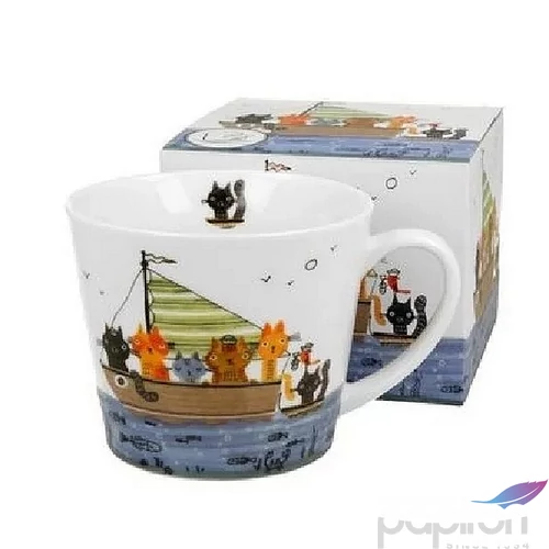 Bögre porcelán 610ml Cats crew