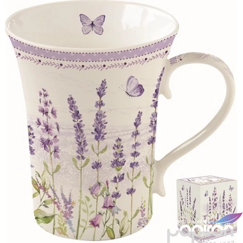 Bögre Porcelán 3,6dl ,dobozbanLavender Fiedl dobozban