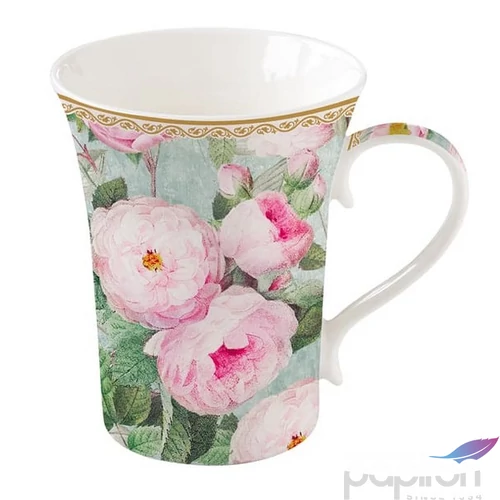 Bögre Porcelán 3,6dl Roses in Bloom dobozban