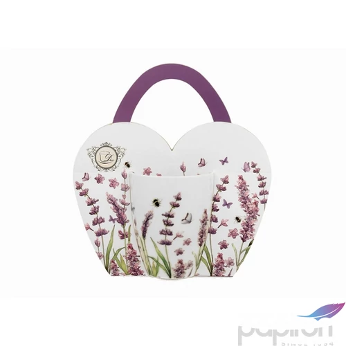 Bögre Porcelán 3,6dl díszcsomagolásban, Classic Lavende dobozban