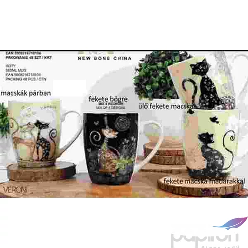 Bögre Porcelán 360ml