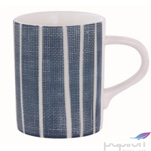 Bögre Porcelán 3,7dl szövött hatású, Blue Breeze dobozban