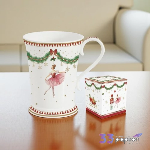 Bögre porcelán 3dl Magie de Noel dobozban