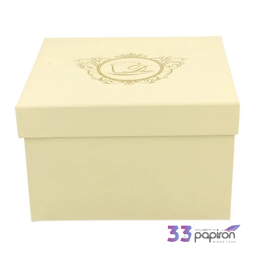 Bögre porcelán 400ml BUTTERFLIES ECRU-pillangós Díszdobozban