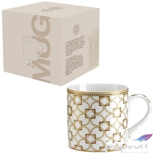 Bögre porcelán 400ml dobozban, Déco