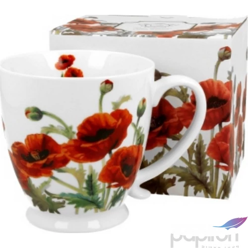 Bögre porcelán 400ml dobozban,Classic Poppies