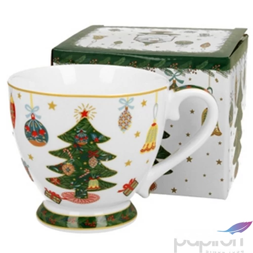 Bögre porcelán 430ml dobozban, Around Christmas Tree