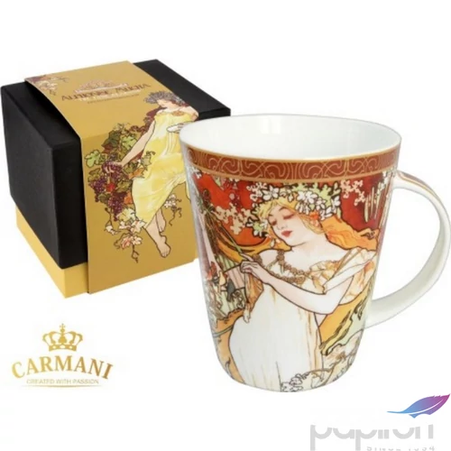 Bögre porcelán 450ml Mucha: Tavasz