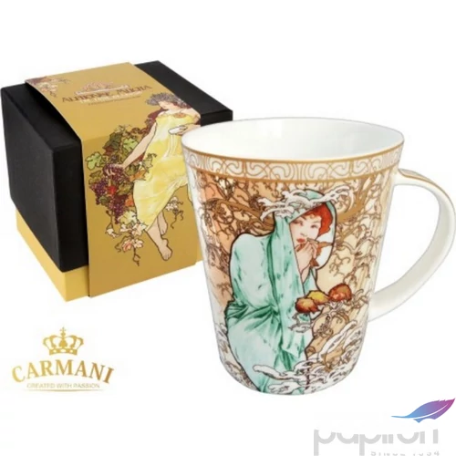 Bögre porcelán 450ml Mucha: Tél
