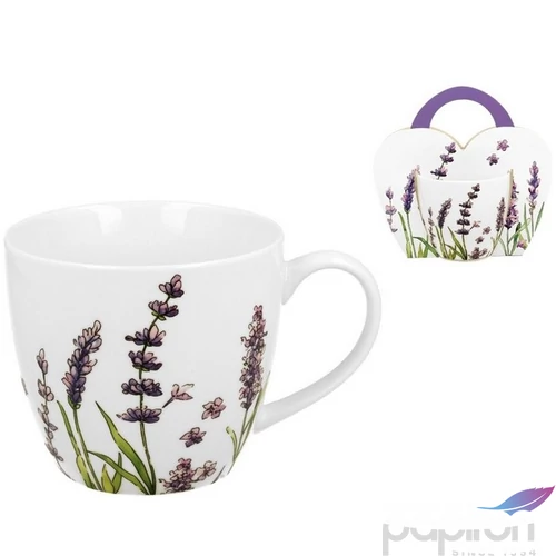Bögre Porcelán 4,6dl Classic Lavender díszcsomagolásban