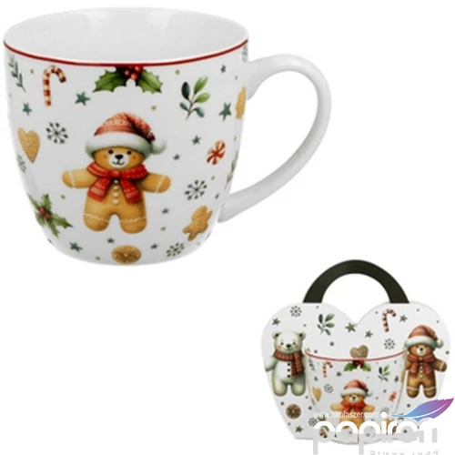 Bögre porcelán 460ml díszcsomagolásban, Christmas Cuties