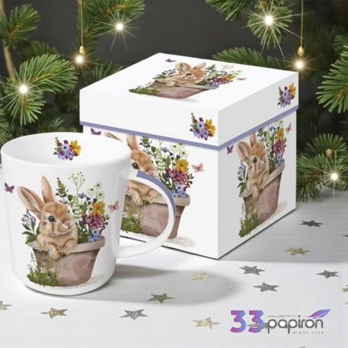 Bögre porcelán 4dl dobozban, Colette
