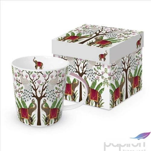 Bögre Porcelán 4dl Elephants 