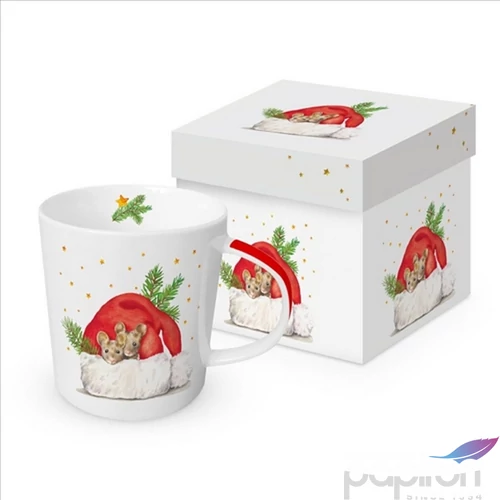 Bögre Porcelán 4dl Get cozy dobozban