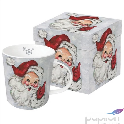 Bögre Porcelán 4dl Jolly St. Nick dobozban