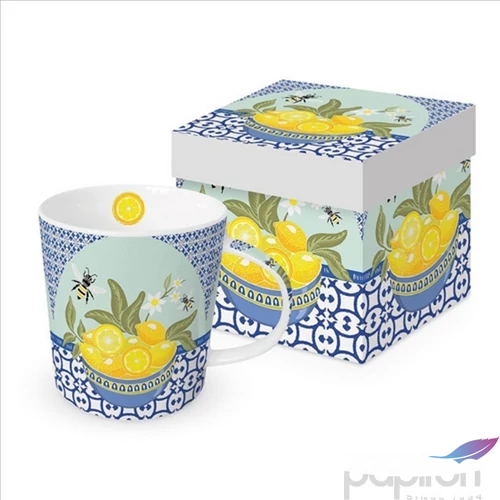Bögre Porcelán 4dl Malaga dobozban