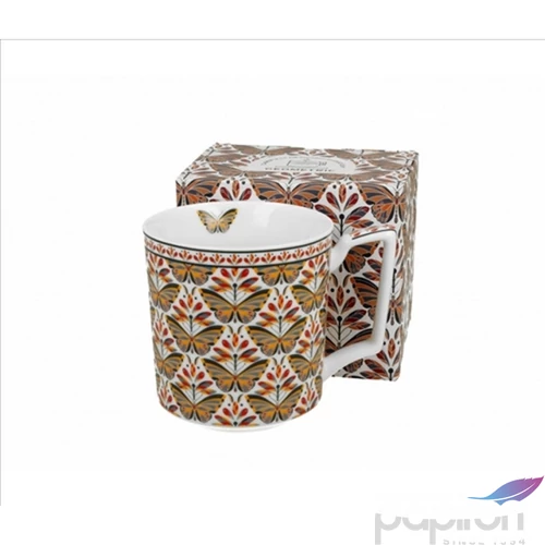 Bögre Porcelán 4dl Papilio dobozban