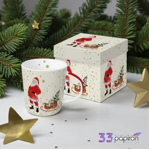 Bögre porcelán 4dl Snowflakes