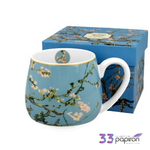 Bögre porcelán 4dl Van Gogh: Mandulavirágzás dobozban