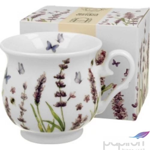 Bögre porcelán 500ml dobozban, Classic Lavender