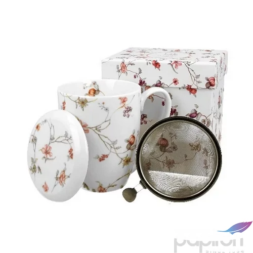 Bögre porcelán 360ml szűrős, safa