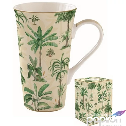 Bögre porcelán 600ml dobozban, Oasis