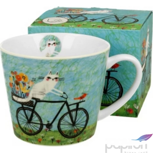 Bögre porcelán 610ml dobozban, Bicycle