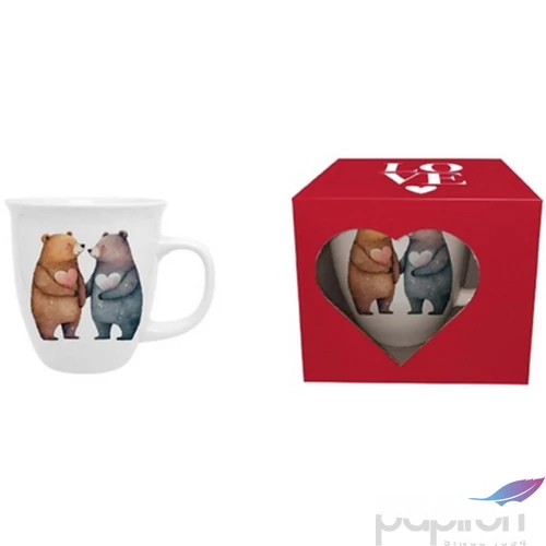 Bögre porcelán 650ml dobozban, Bears 1